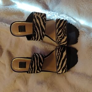 Zebra Print heels